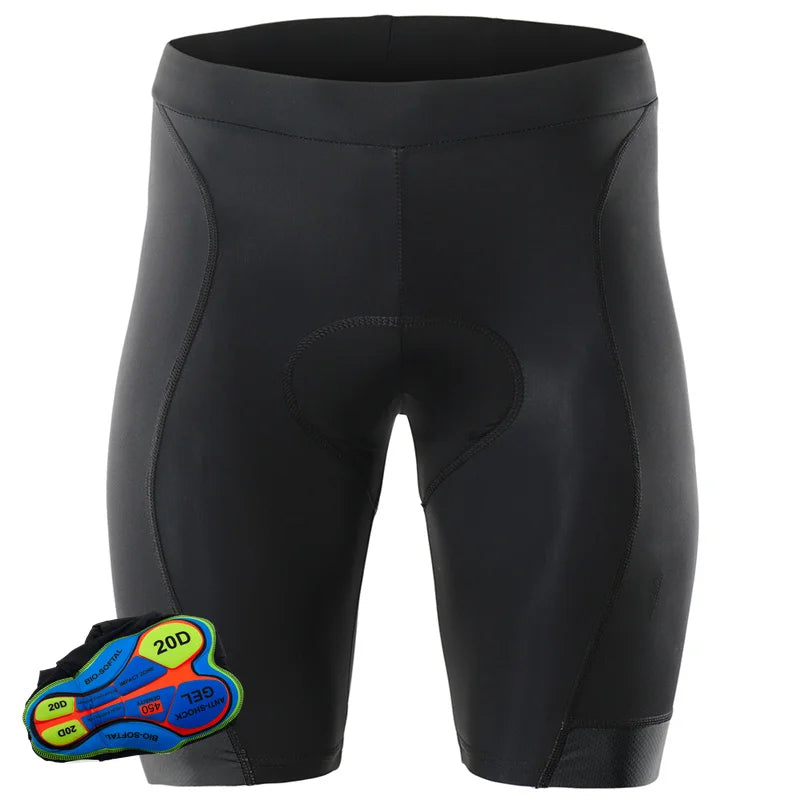 Men's Black Cycling Shorts