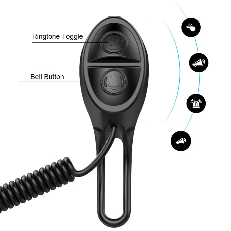 Buzina Elétrica para Bicicleta Recarregável USB