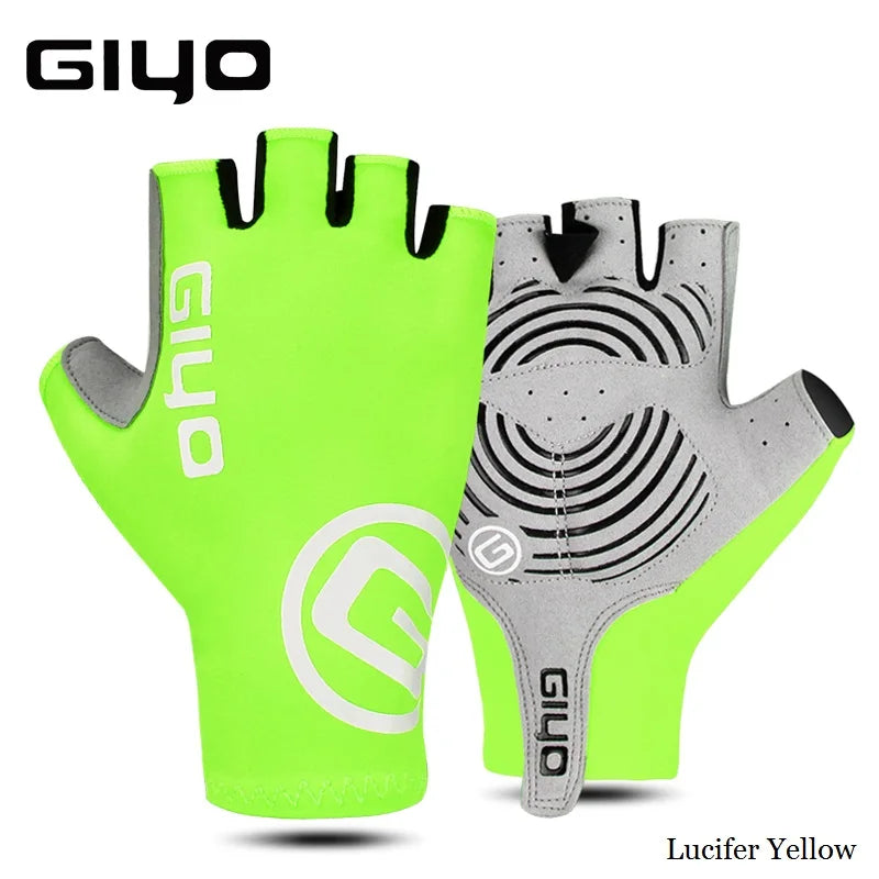 Giyo Luvas de Ciclismo Meio Dedo