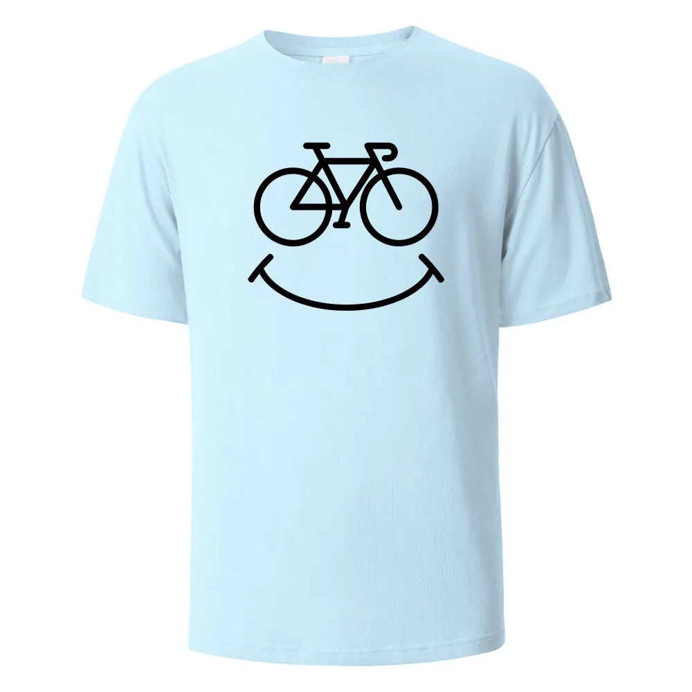 Camiseta Casual Bike Smile