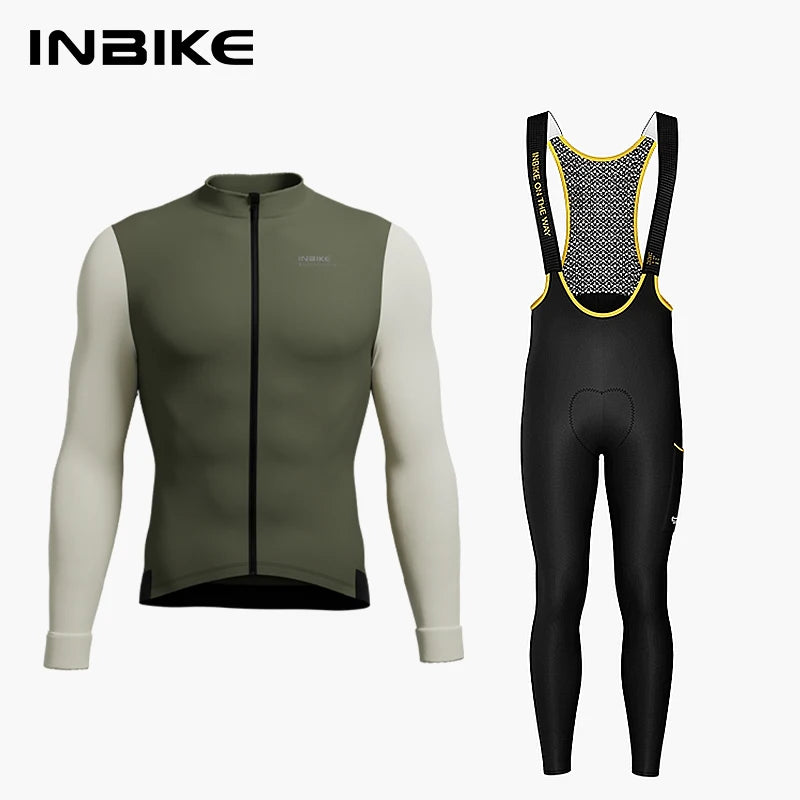 INBIKE Conjunto de Ciclismo Masculino Inverno
