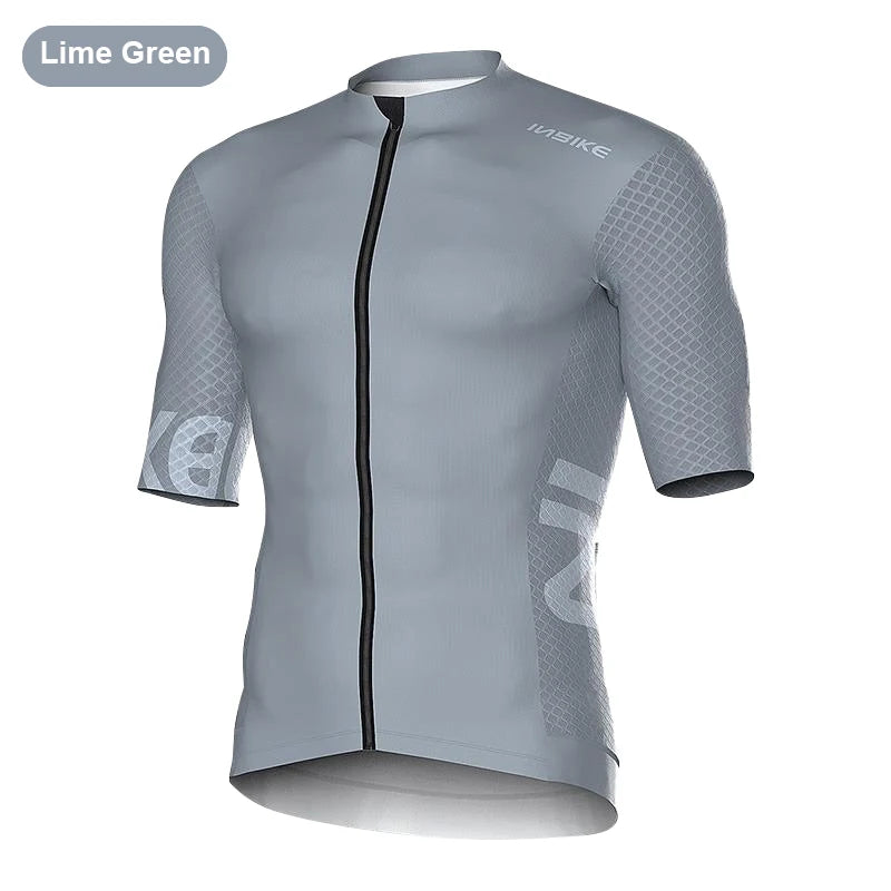 INBIKE Camisa de Ciclismo Masculina de Manga Curta