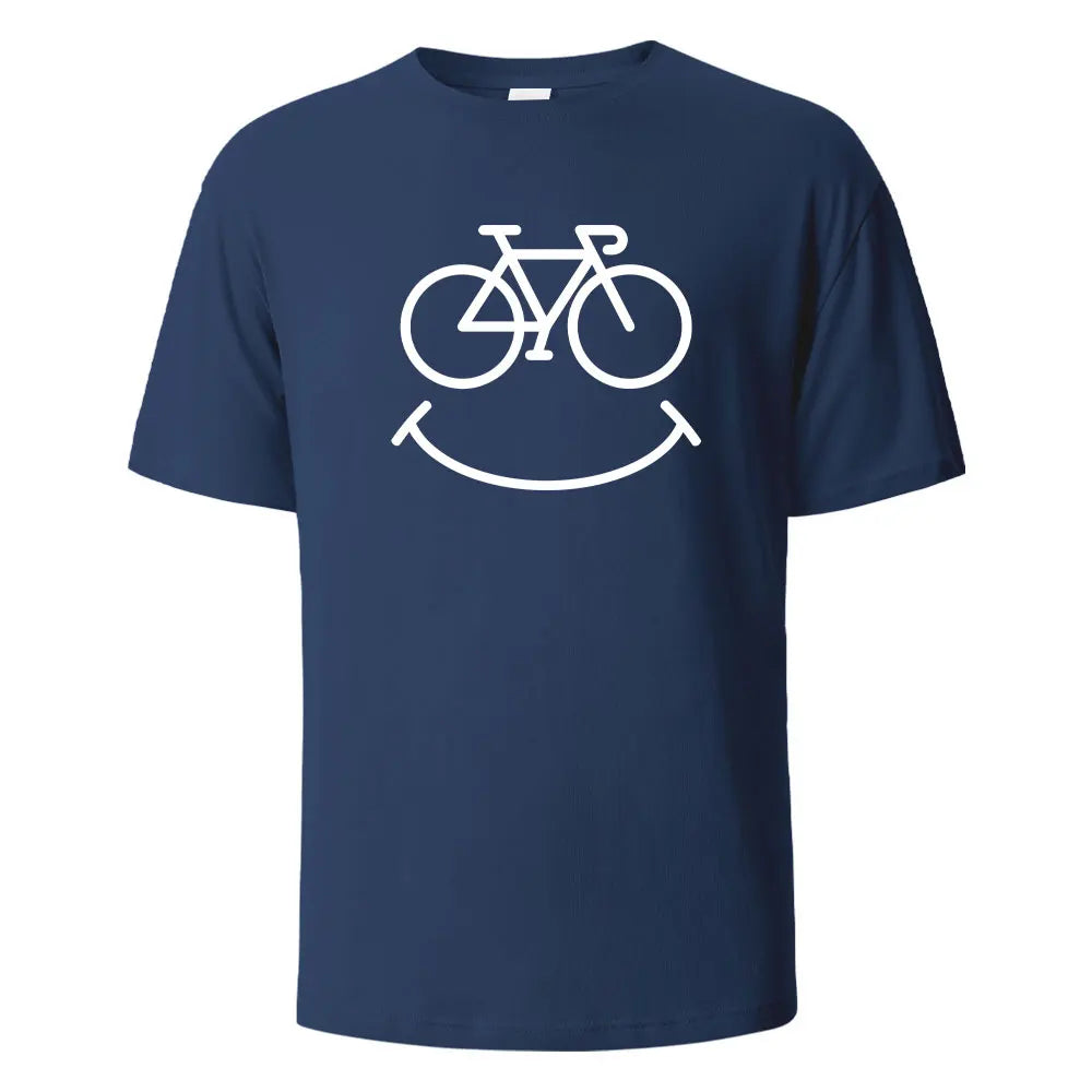 Camiseta Casual Bike Smile