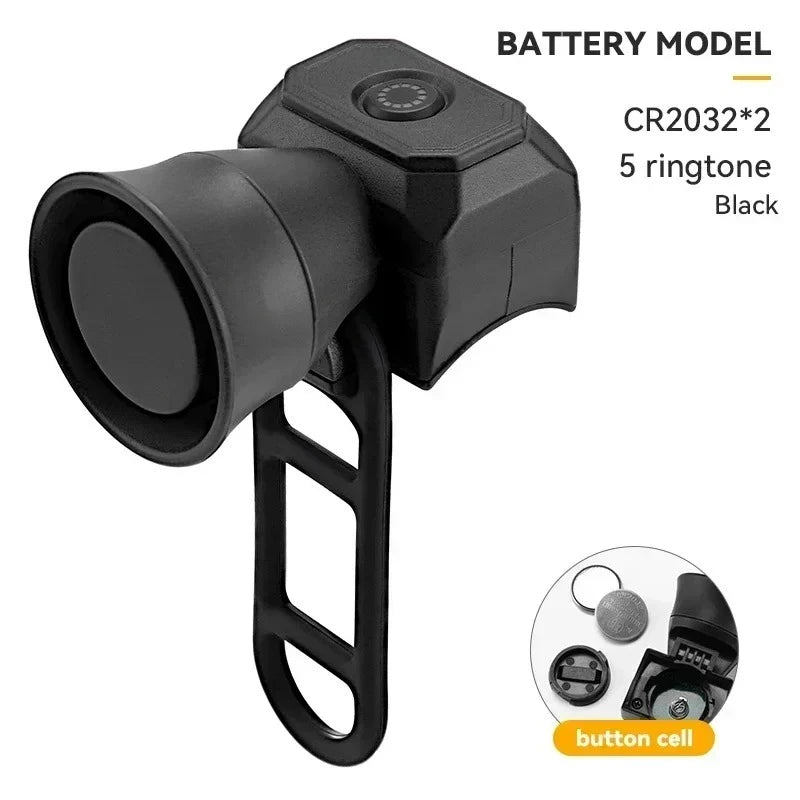 Buzina Elétrica para Bicicleta 120dB