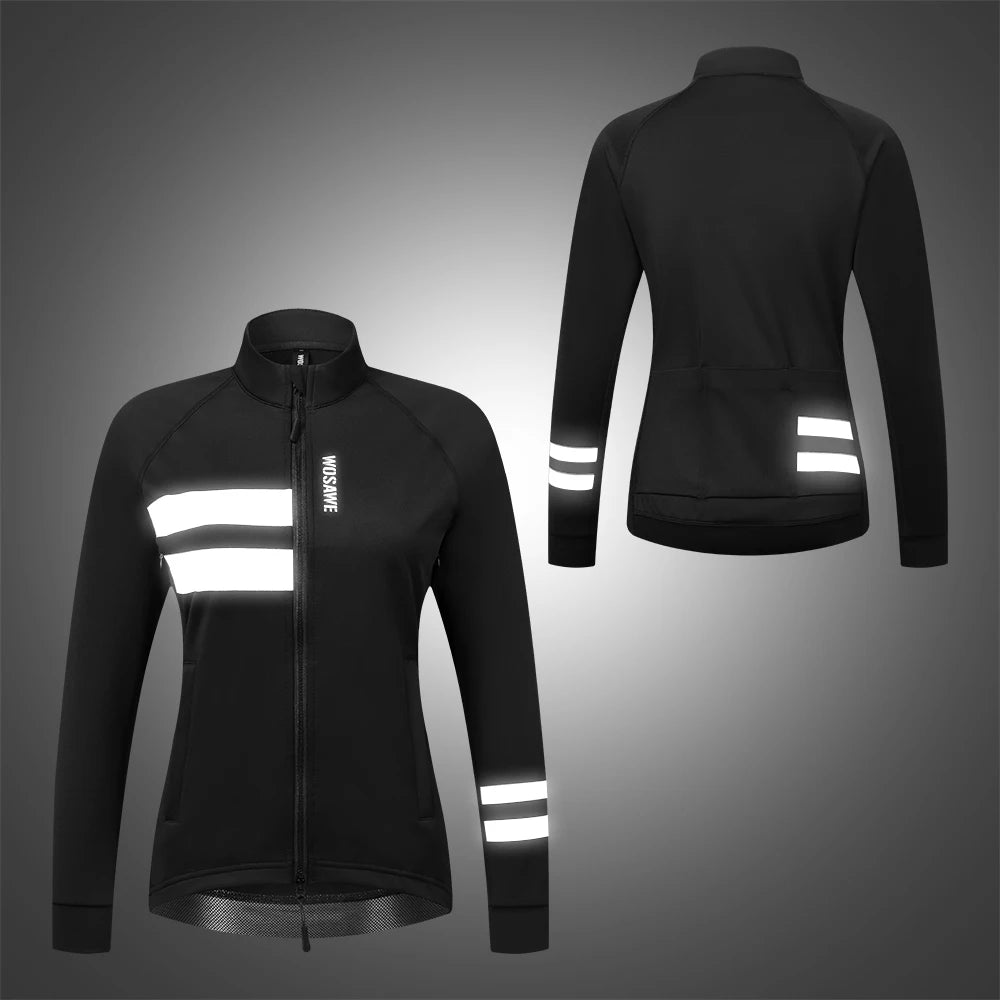 Jaqueta de Ciclismo Feminina WOSAWE Inverno