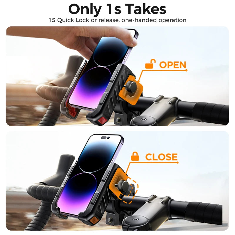 Joyroom – Suporte de Celular Universal com Trava Rápida para Bike