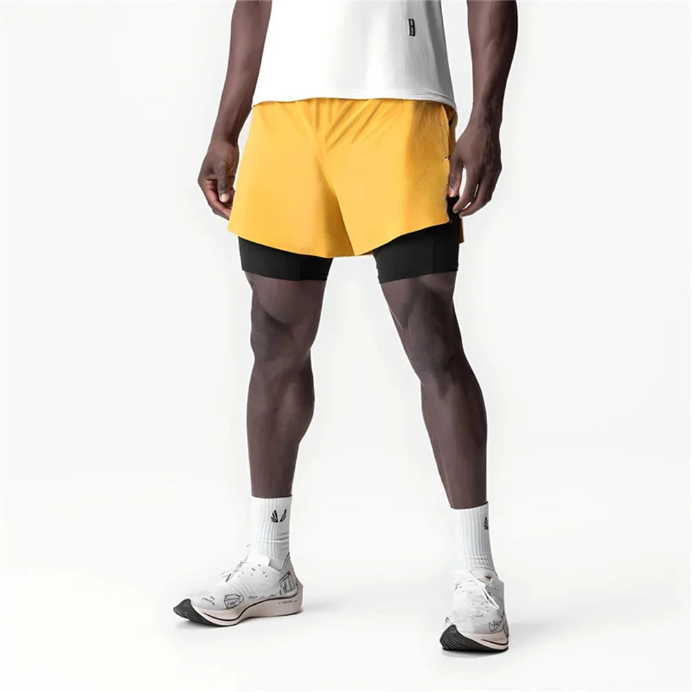 Shorts Masculino Esportivo 2 em 1