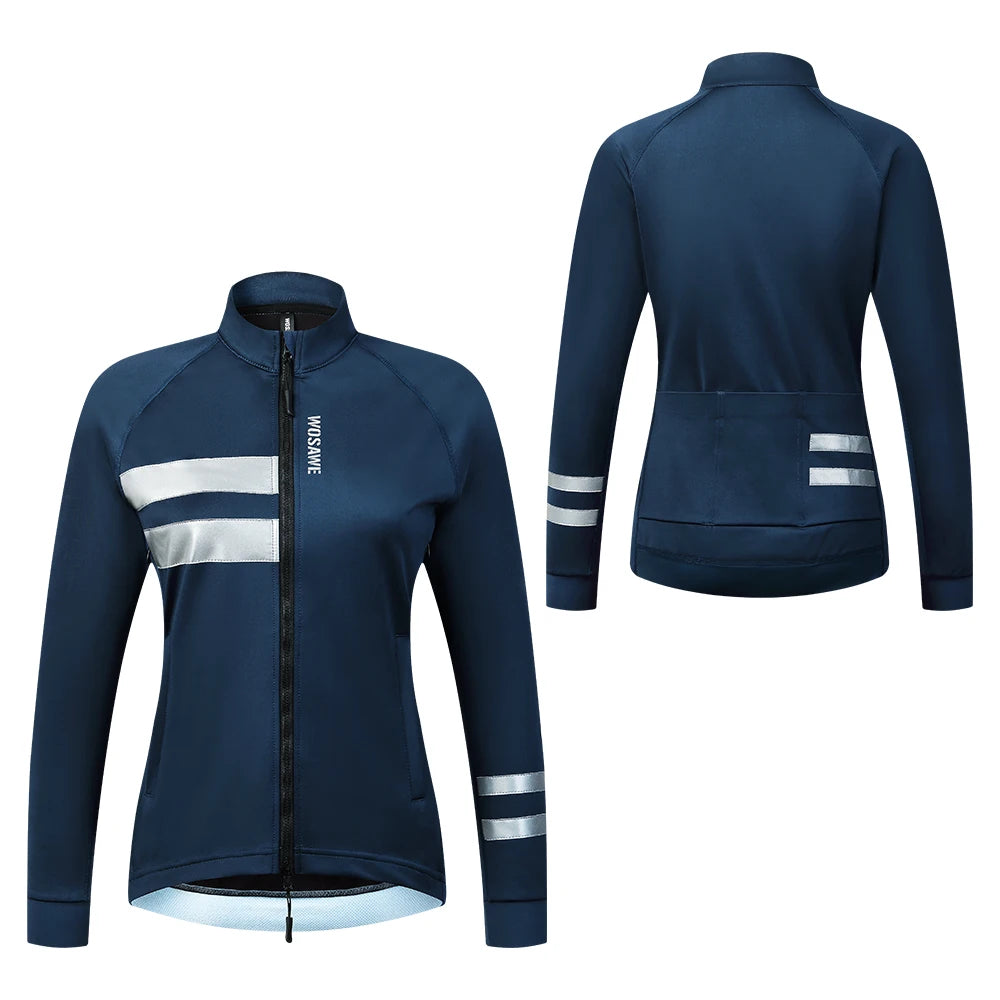 Jaqueta de Ciclismo Feminina WOSAWE Inverno
