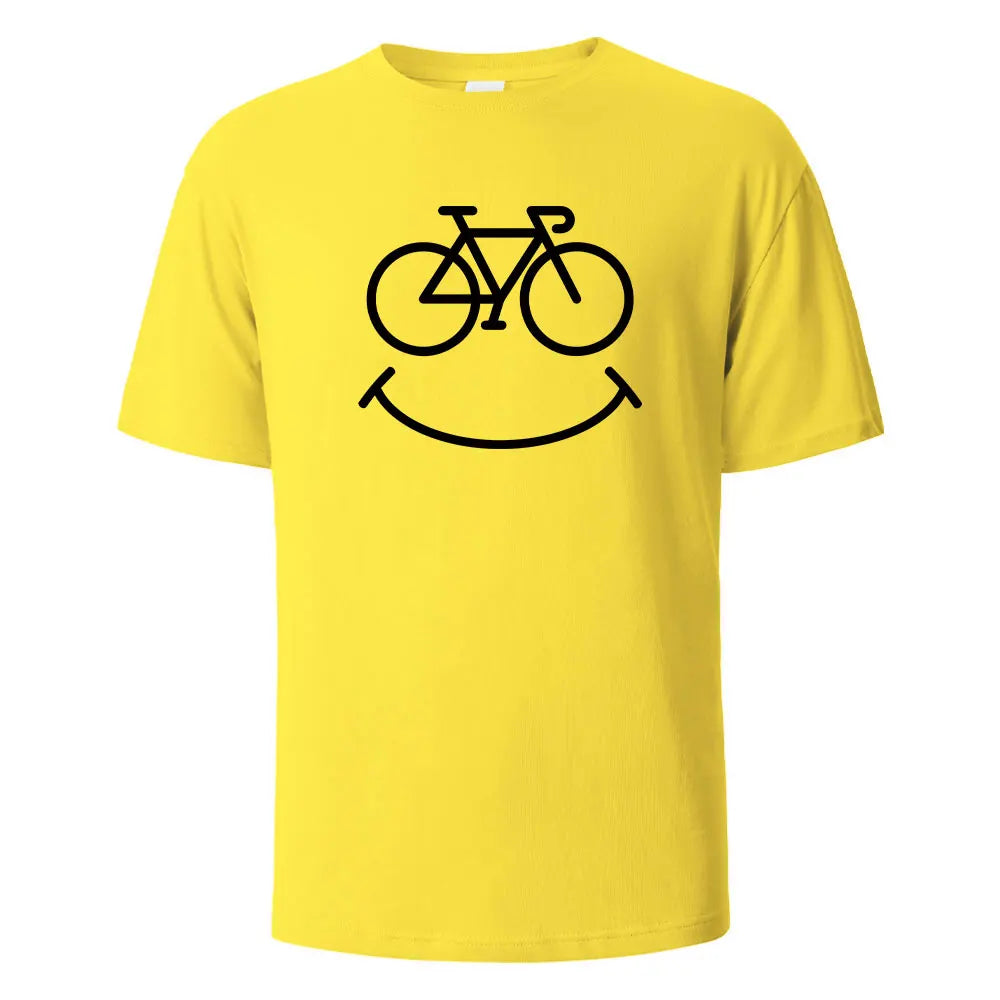 Camiseta Casual Bike Smile