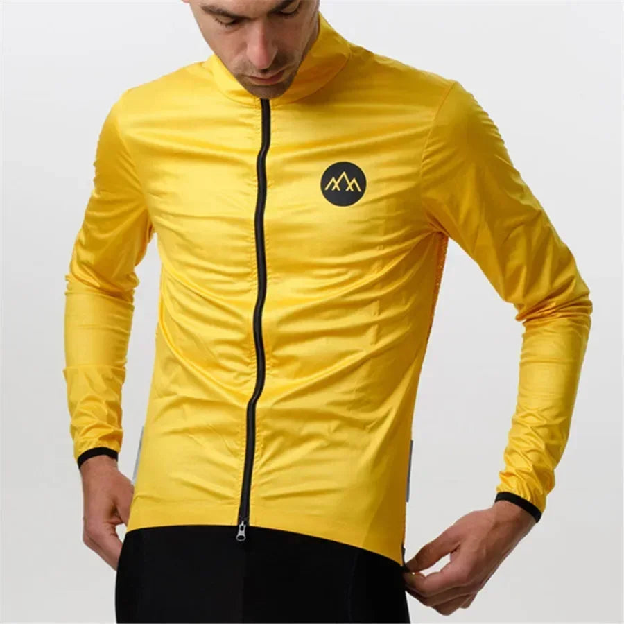 Jaqueta de Ciclismo Corta-Vento e Impermeável