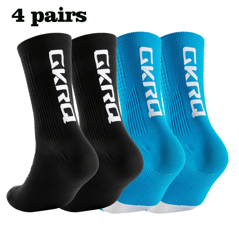 Kit 4 Pares Meias de Ciclismo Compressivas