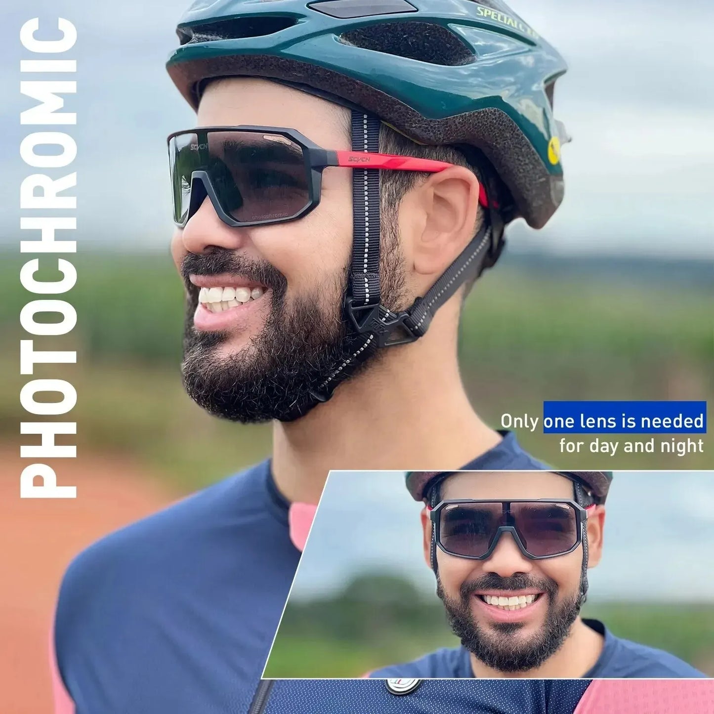 Óculos de Ciclismo Fotocromáticos