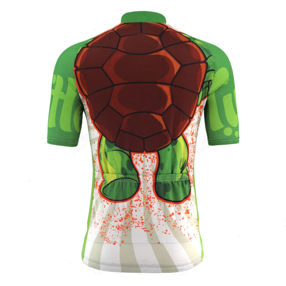 Camisa de Ciclismo Masculina Turtle Funny