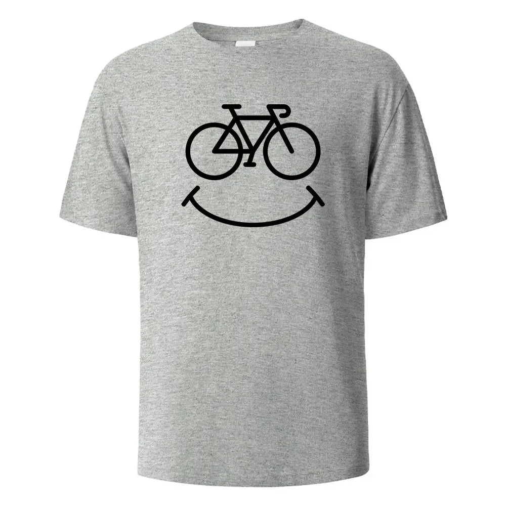 Camiseta Casual Bike Smile