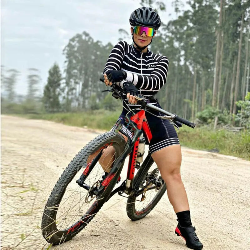 XAMA Macaquinho de Ciclismo Feminino Verão