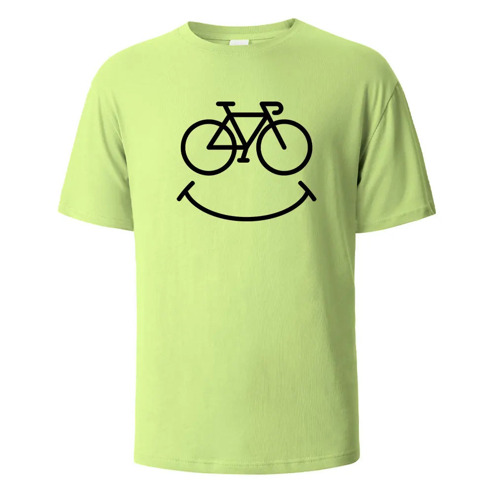 Camiseta Casual Bike Smile