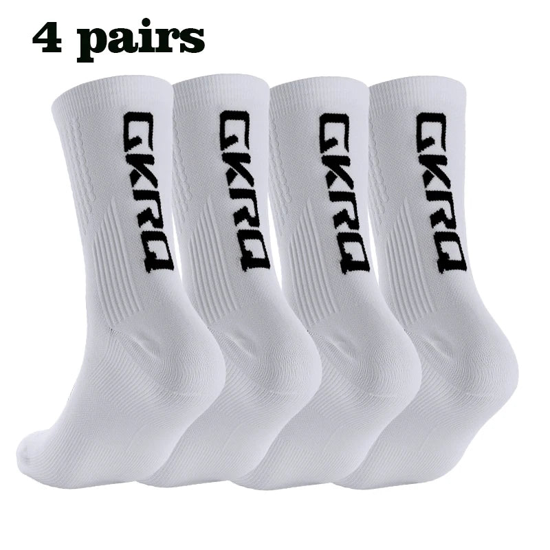 Kit 4 Pares Meias de Ciclismo Compressivas