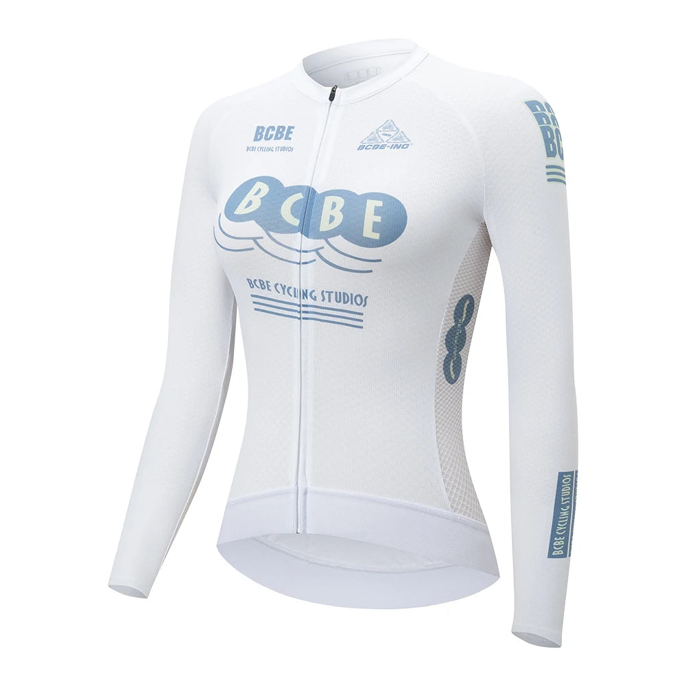 Camisa de Ciclismo Feminina Aero Fit Manga Longa
