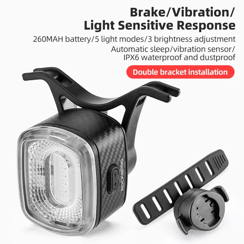 ROCKBROS Smart Rear Light for Bicycles