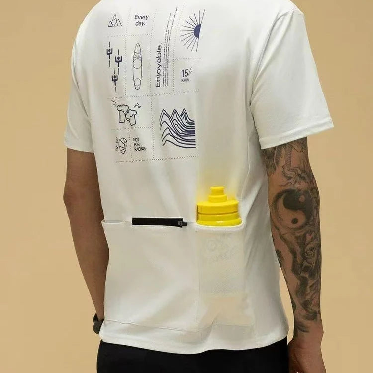 Camiseta Casual Estampada Verão Manga Curta