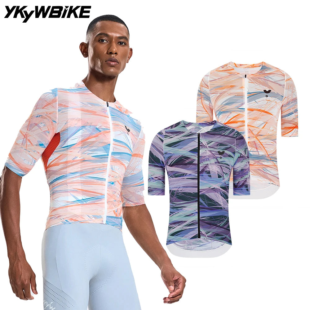 Camisa de Ciclismo Masculina YKYW Verão