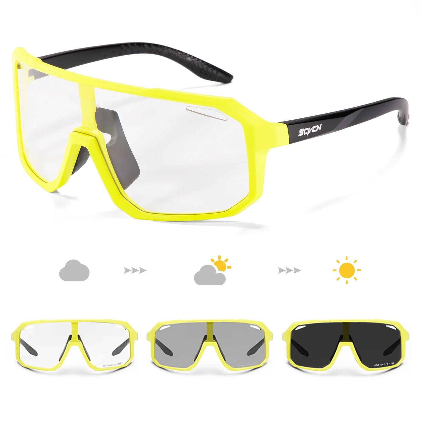 SCVCN Photochromic Cycling Glasses