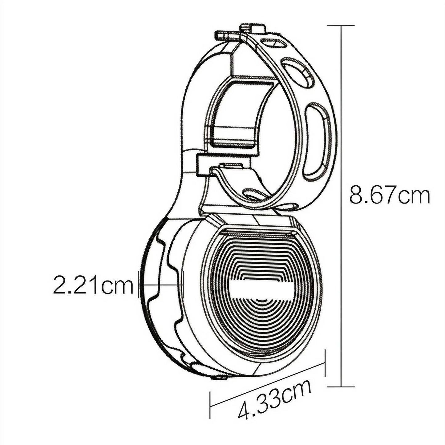 USB Rechargeable Bicycle Horn with Anti-Theft Alarm