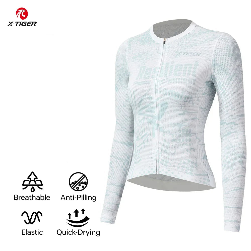 Jersey de Ciclismo Feminina X-TIGER