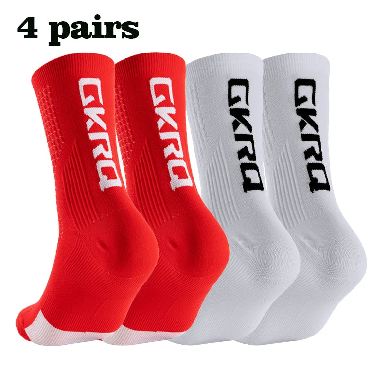 Kit 4 Pares Meias de Ciclismo Compressivas