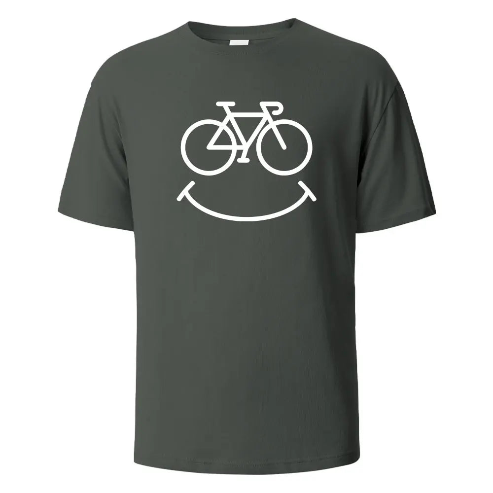 Camiseta Casual Bike Smile