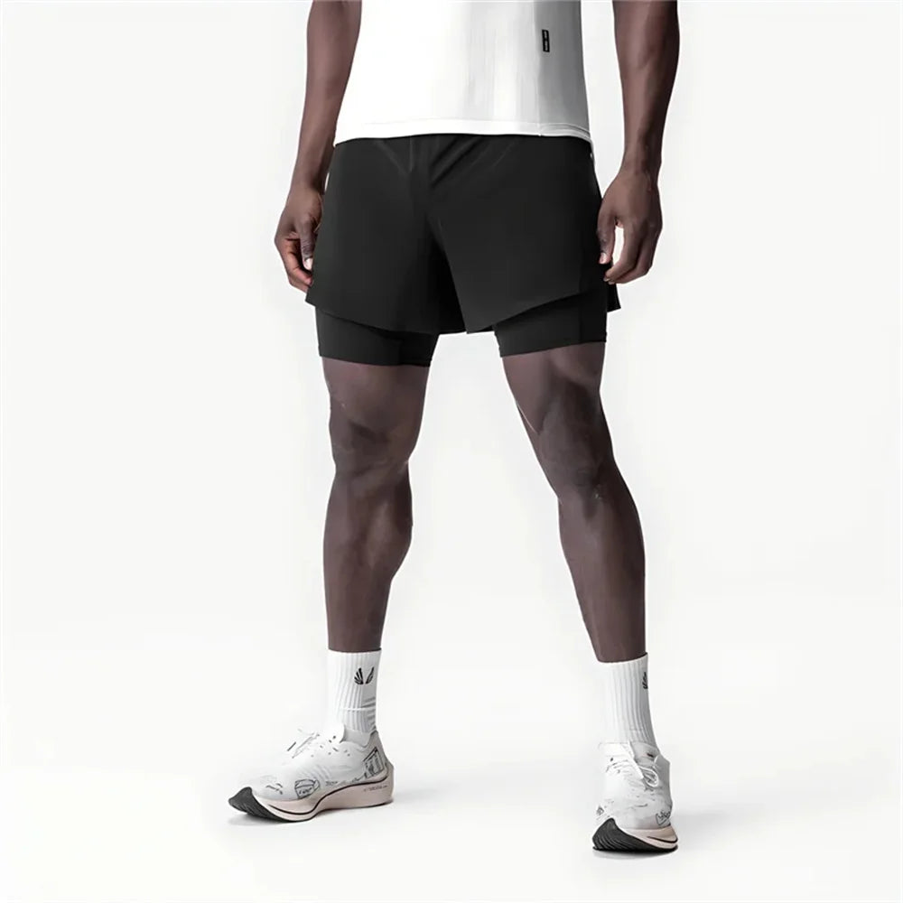 Shorts Masculino Esportivo 2 em 1