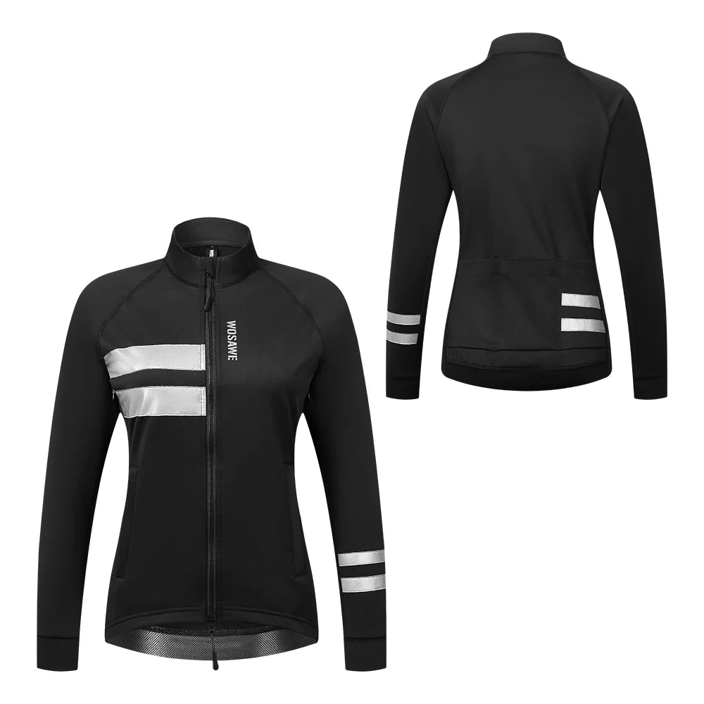 Jaqueta de Ciclismo Feminina WOSAWE Inverno
