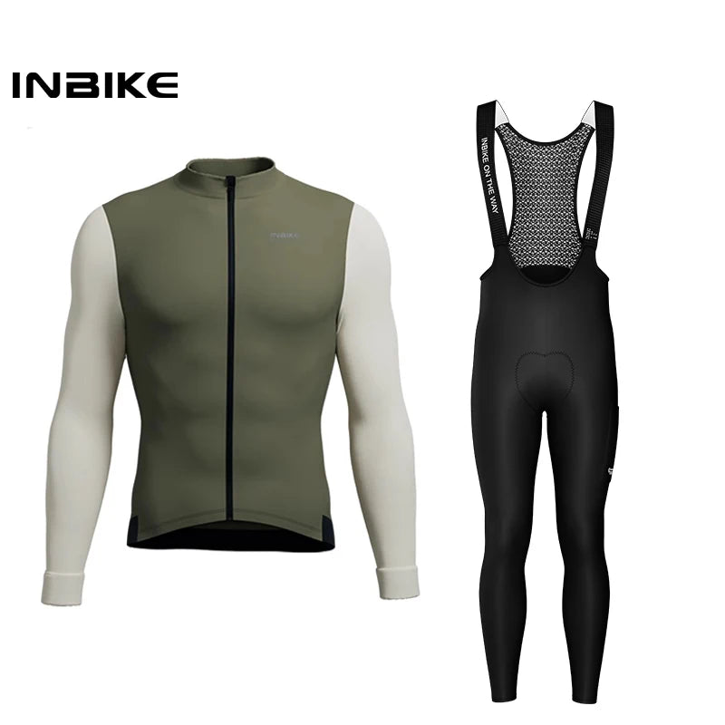 INBIKE Conjunto de Ciclismo Masculino Inverno