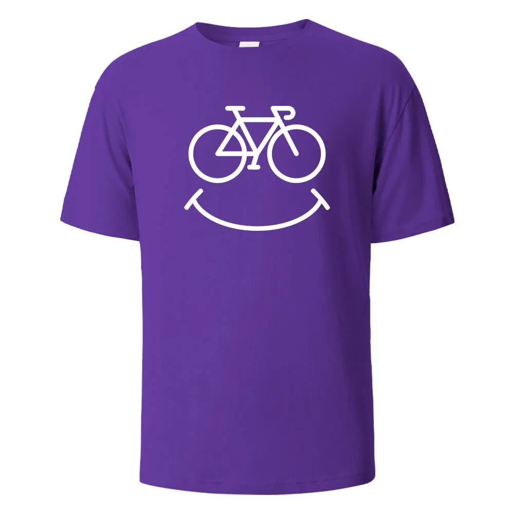 Camiseta Casual Bike Smile