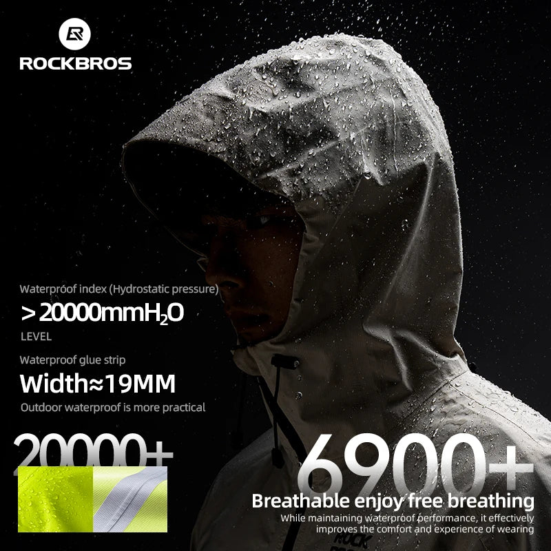 ROCKBROS Waterproof Windbreaker Jacket