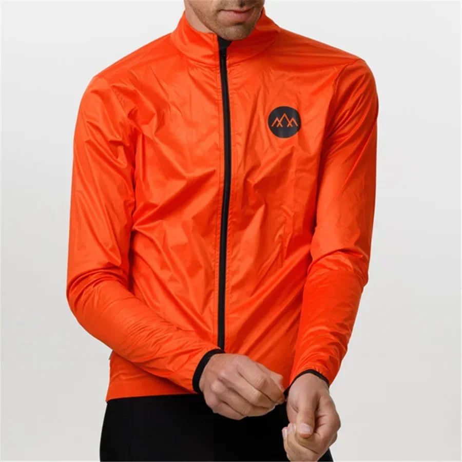Jaqueta de Ciclismo Corta-Vento e Impermeável