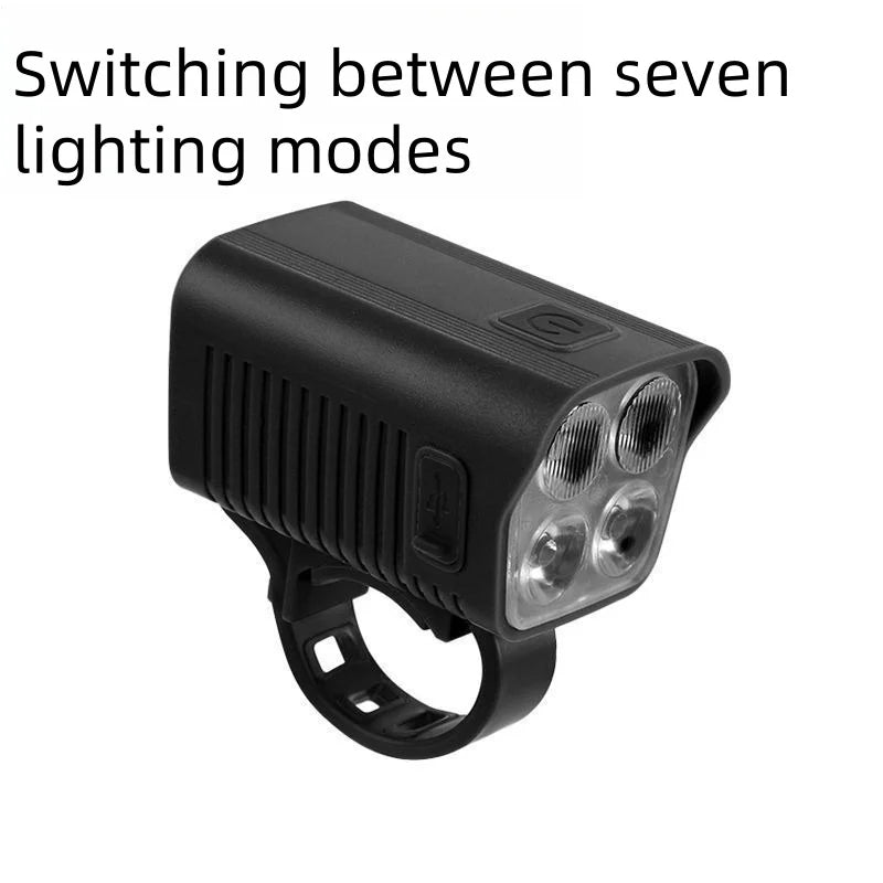 Luz de Bicicleta LED Portátil com Buzina