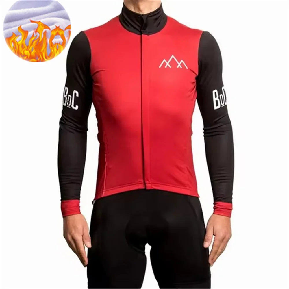 Jaqueta de Ciclismo Forro Térmico Fleece
