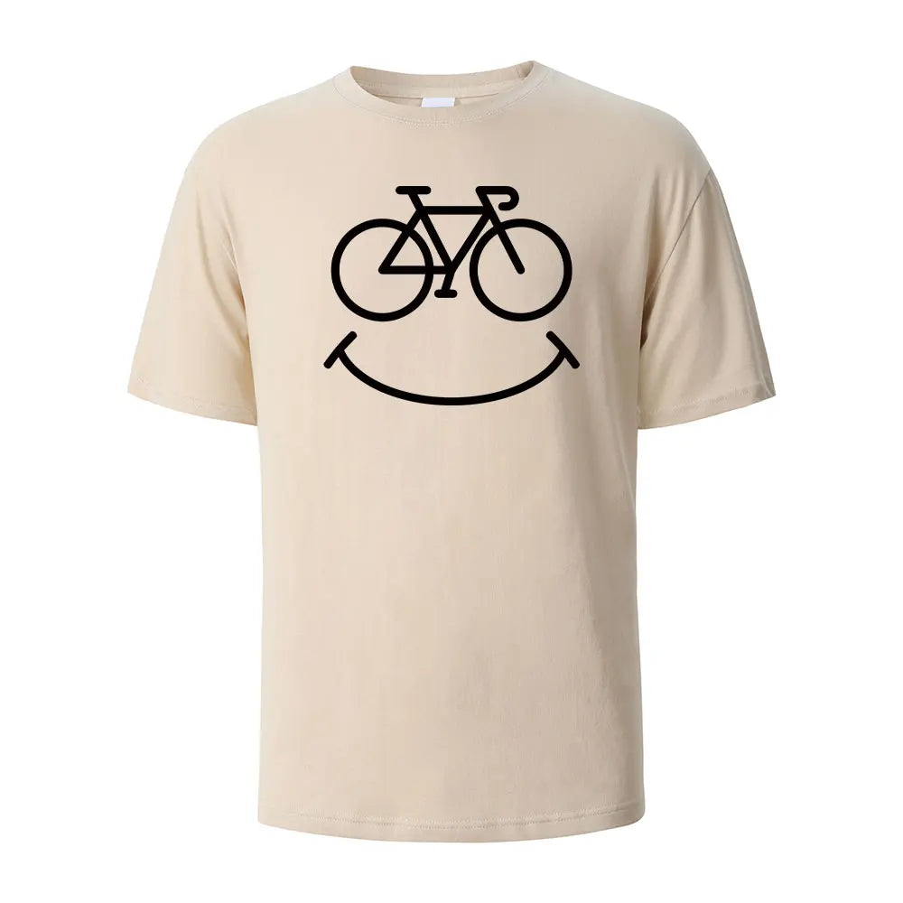 Camiseta Casual Bike Smile