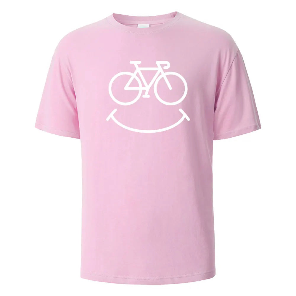 Camiseta Casual Bike Smile