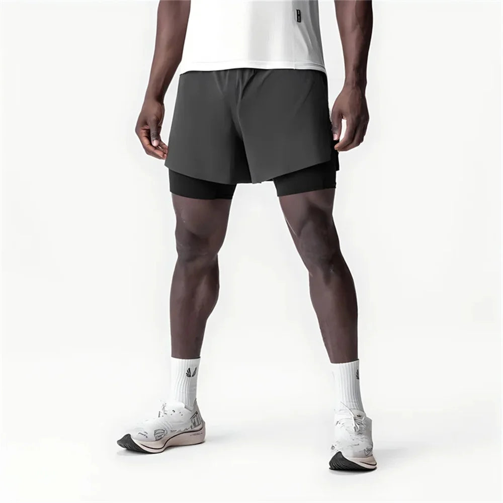 Shorts Masculino Esportivo 2 em 1