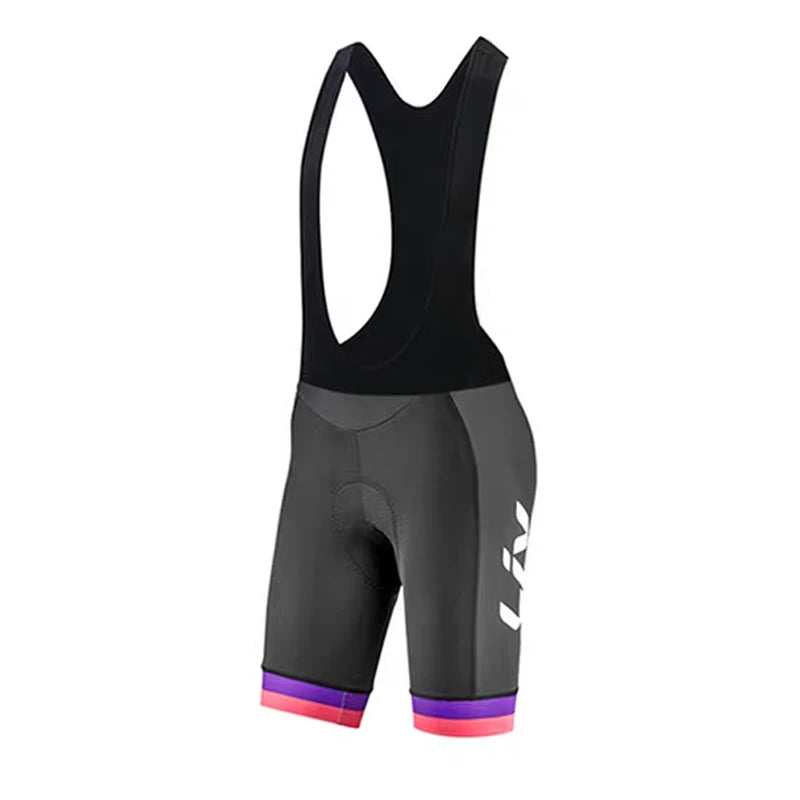 LIV Conjunto de Ciclismo Feminino Verão