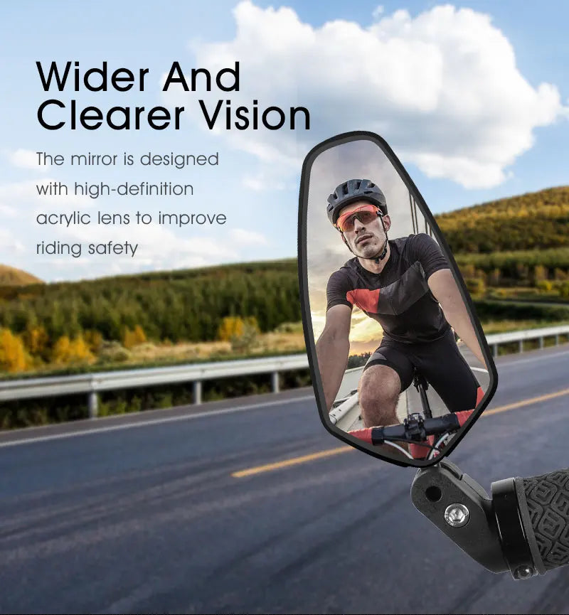 Espelho Retrovisor WEST BIKING para Guidão de Bicicleta