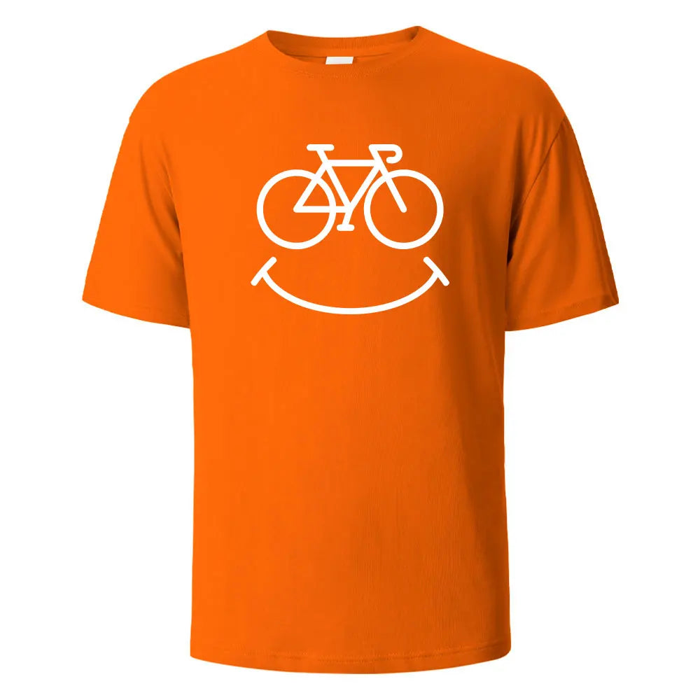Camiseta Casual Bike Smile
