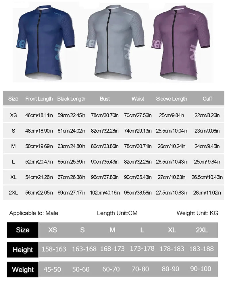 INBIKE Camisa de Ciclismo Masculina de Manga Curta