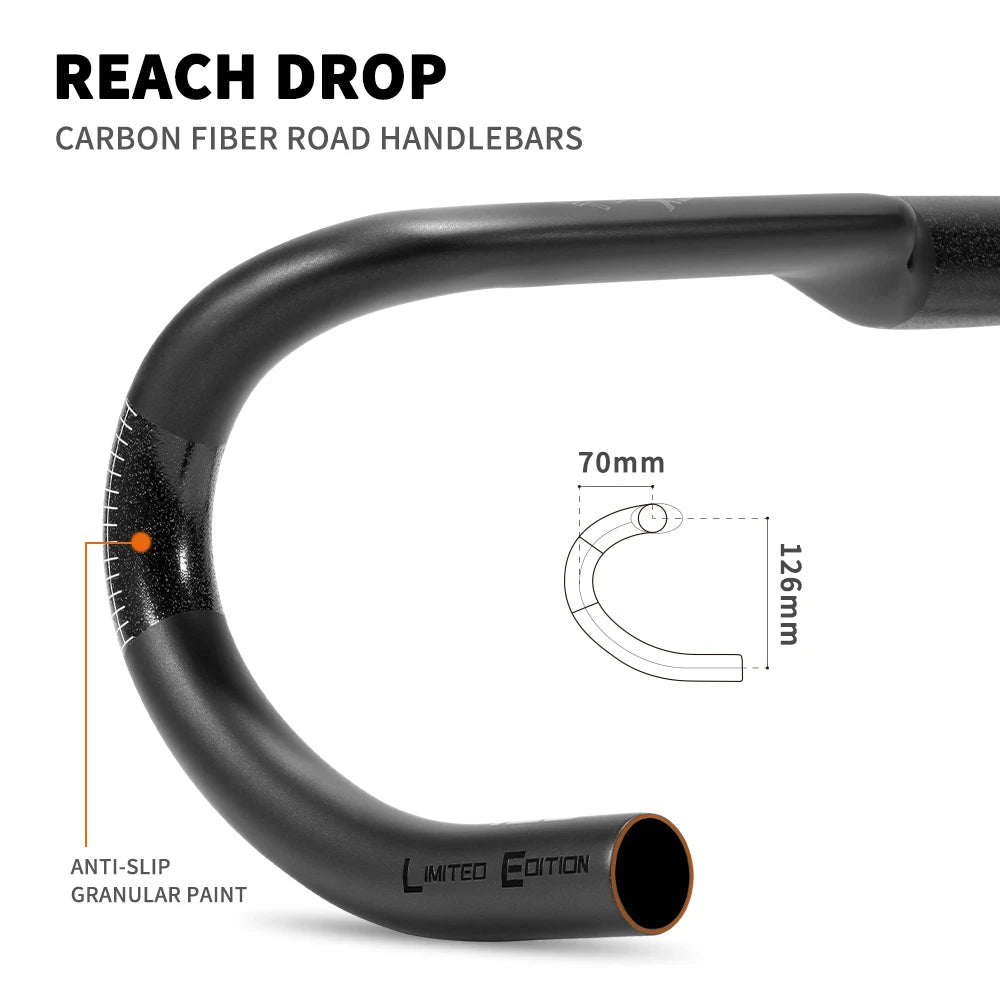Guidão TOSEEK ZXB-TWO Carbono Road