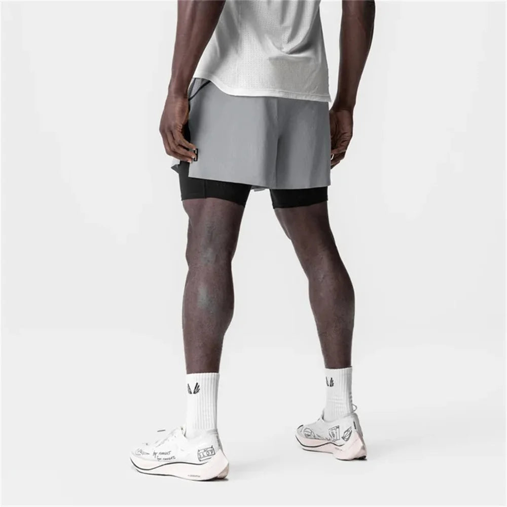 Shorts Masculino Esportivo 2 em 1
