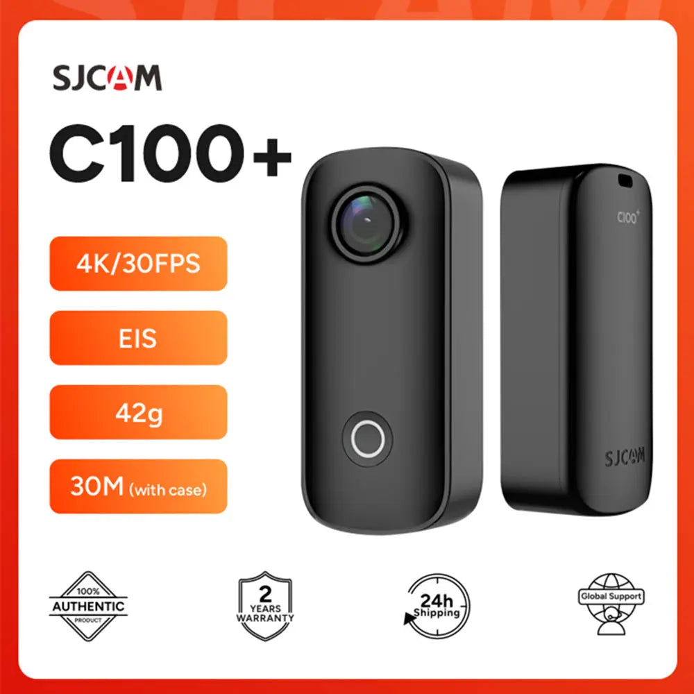 SJCAM C100 Plus – Action Cam 4K, WiFi, 30M à Prova d’Água