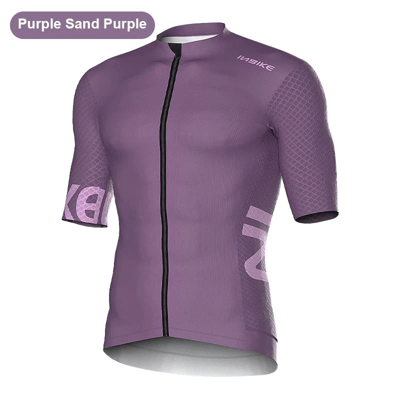 INBIKE Camisa de Ciclismo Masculina de Manga Curta