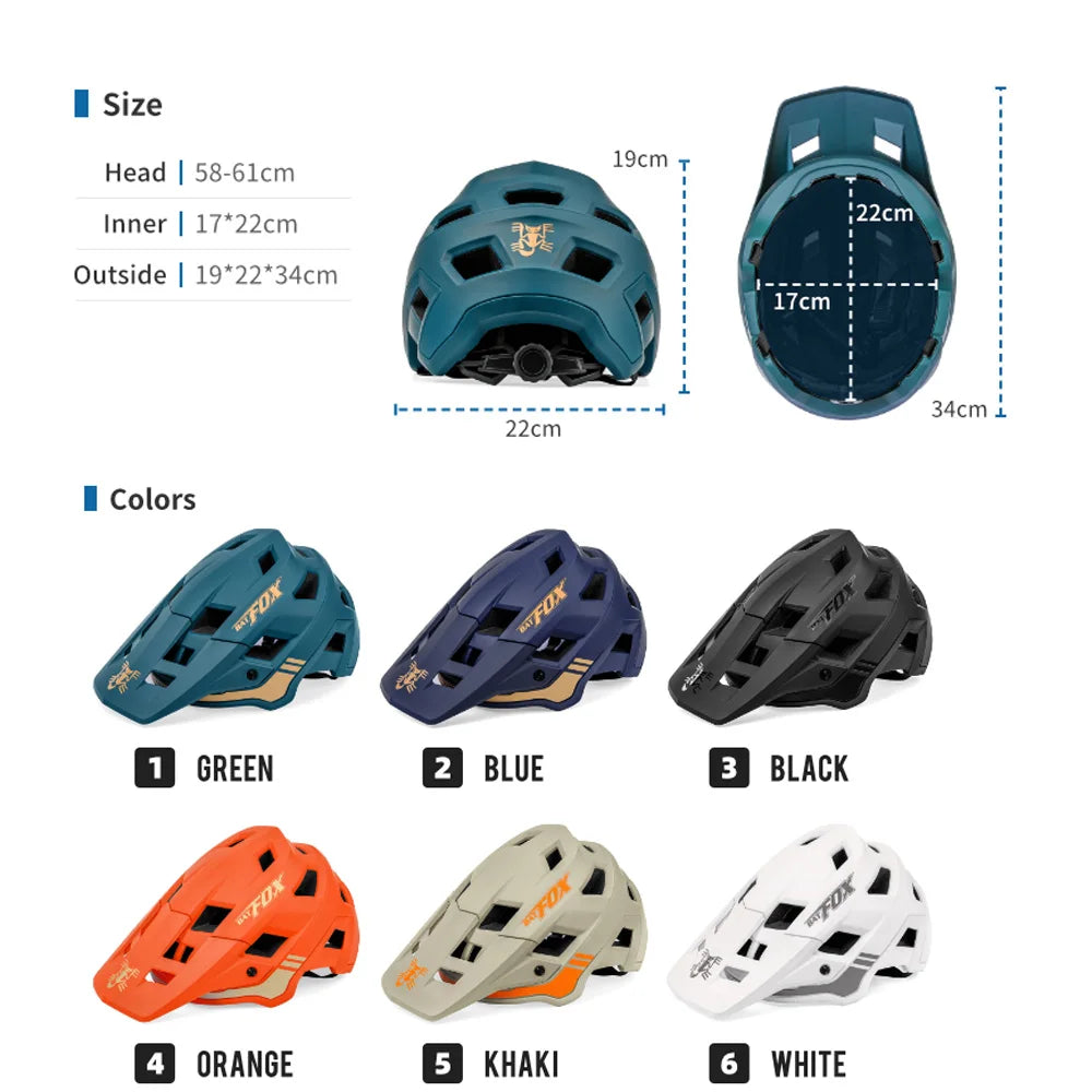 Capacete BAT FOX Speedframe MTB